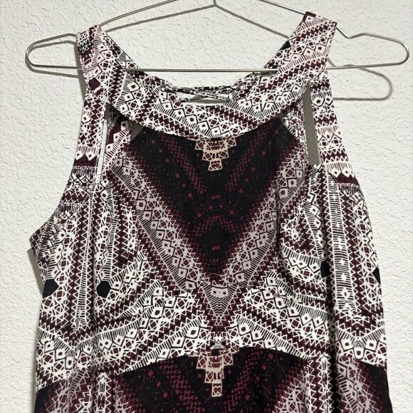 Free People You Made My Day Maxi Dress 6 Multicolor Sleeveless Tiered Bohemian - Picture 5 of 12